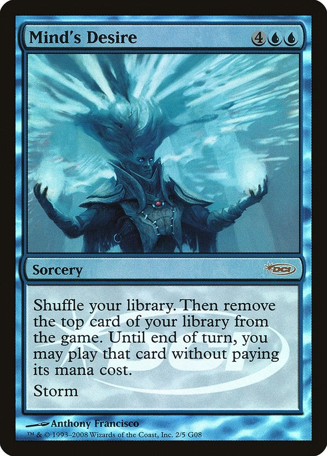 Image for Mind's Desire (2) [Judge Promos] - Magic: The Gathering