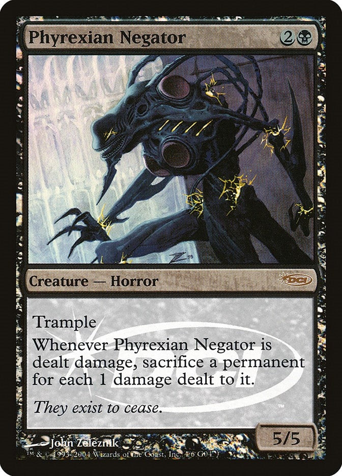 Image for Phyrexian Negator (4) [Judge Promos] - Magic: The Gathering