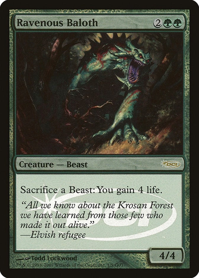 Image for Ravenous Baloth (1) [Judge Promos] - Magic: The Gathering