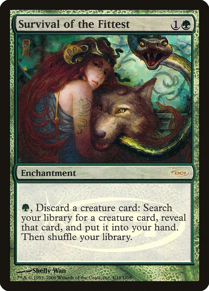Image for Survival of the Fittest (4) [Judge Promos] - Magic: The Gathering