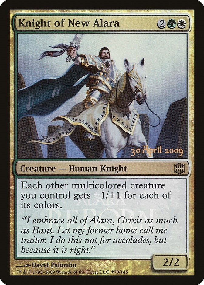 Image for Knight of New Alara (70) [Launch Party & Release Event Promos] - Magic: The Gathering