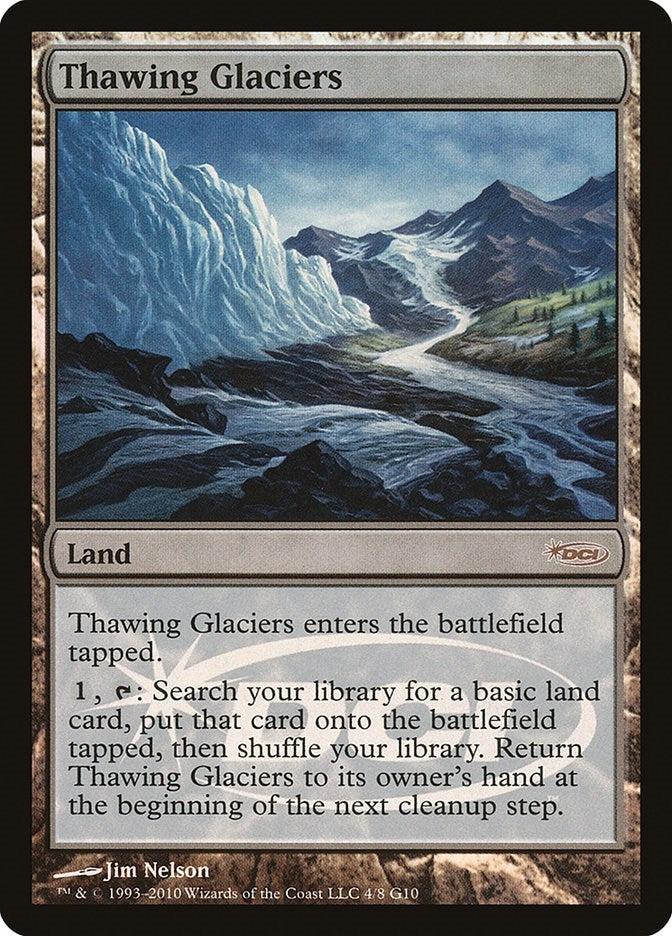 Image for Thawing Glaciers (4) [Judge Promos] - Magic: The Gathering