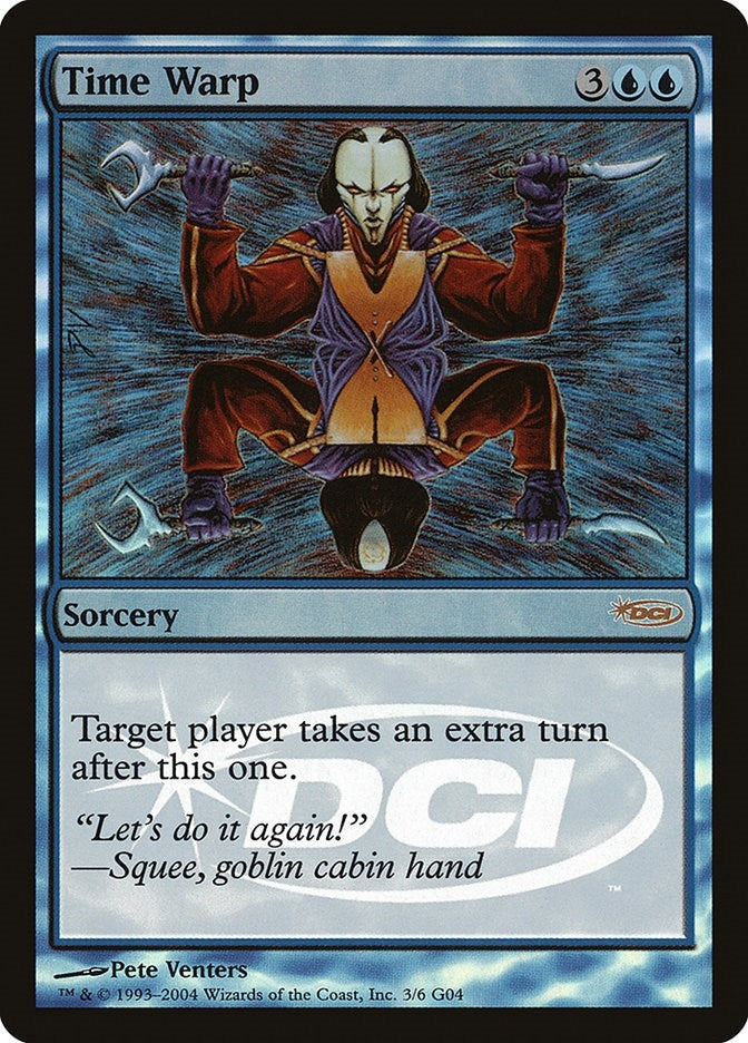 Image for Time Warp (3) [Judge Promos] - Magic: The Gathering