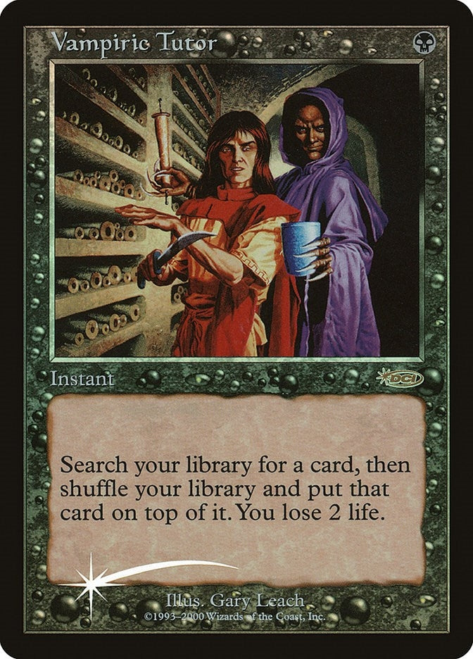 Image for Vampiric Tutor (2) [Judge Promos] - Magic: The Gathering