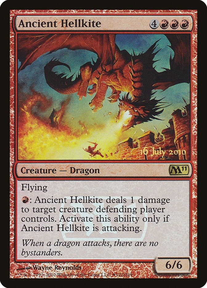 Image for Ancient Hellkite (122) [Launch Party & Release Event Promos] - Magic: The Gathering