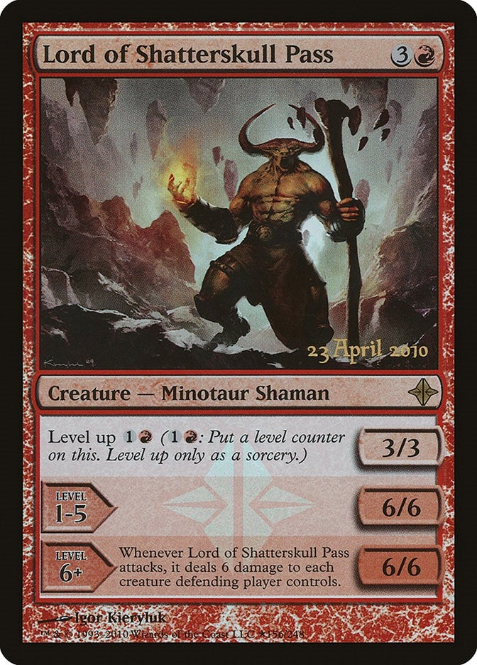 Image for Lord of Shatterskull Pass (156) [Launch Party & Release Event Promos] - Magic: The Gathering