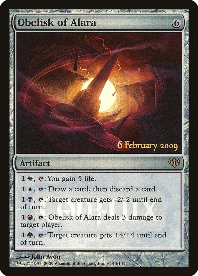 Image for Obelisk of Alara (140) [Launch Party & Release Event Promos] - Magic: The Gathering
