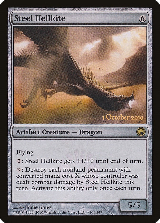 Image for Steel Hellkite (205) [Launch Party & Release Event Promos] - Magic: The Gathering