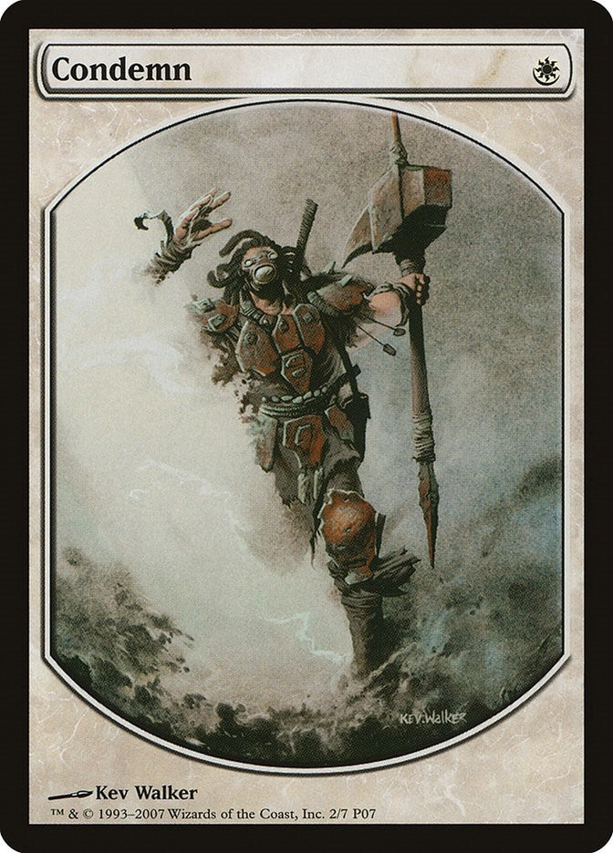 Image for Condemn (2) [Magic Player Rewards] - Magic: The Gathering
