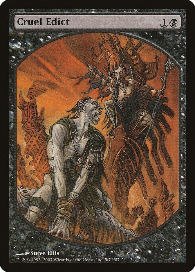 Image for Cruel Edict (5) [Magic Player Rewards] - Magic: The Gathering
