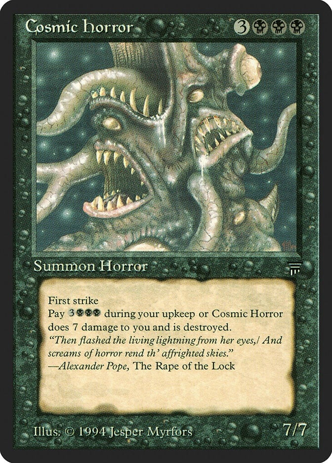 Image for Cosmic Horror [Legends] - Magic: The Gathering