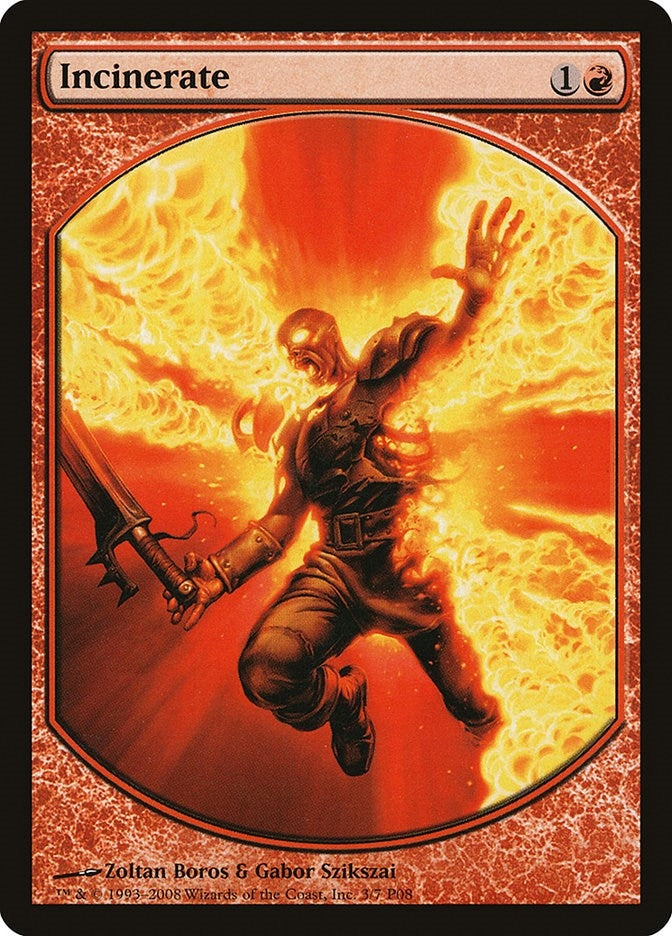 Image for Incinerate (3) [Magic Player Rewards] - Magic: The Gathering