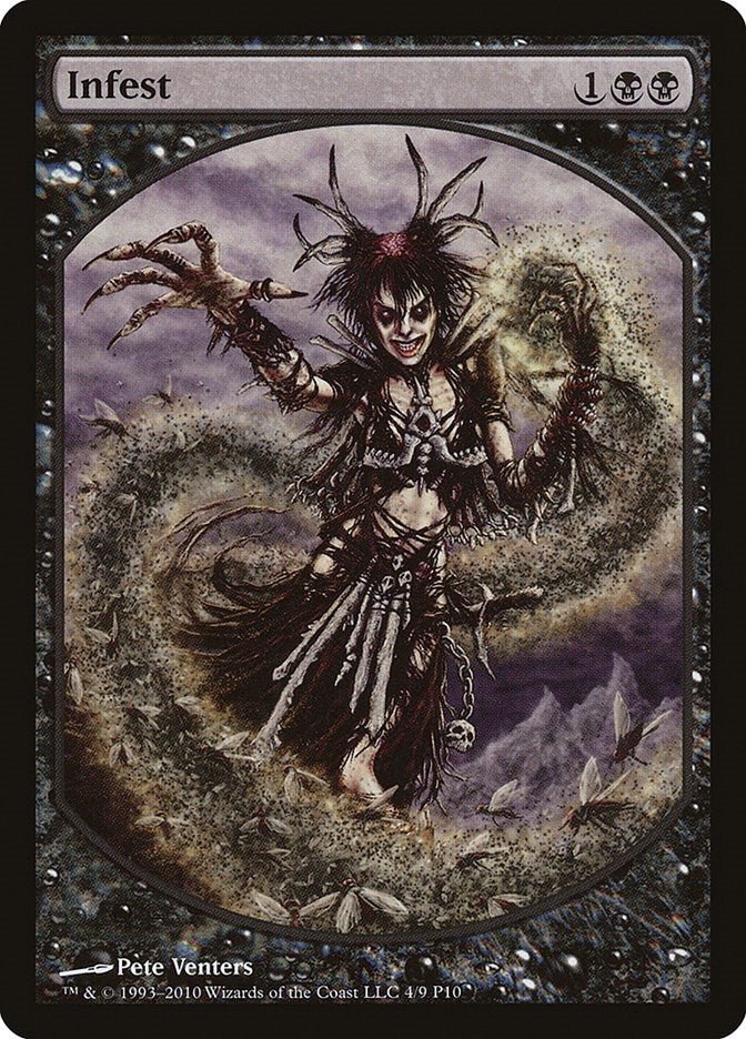 Image for Infest (4) [Magic Player Rewards] - Magic: The Gathering