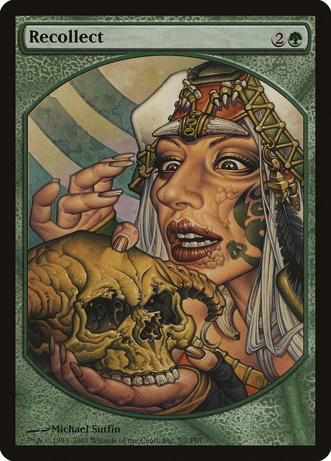 Image for Recollect (7) [Magic Player Rewards] - Magic: The Gathering