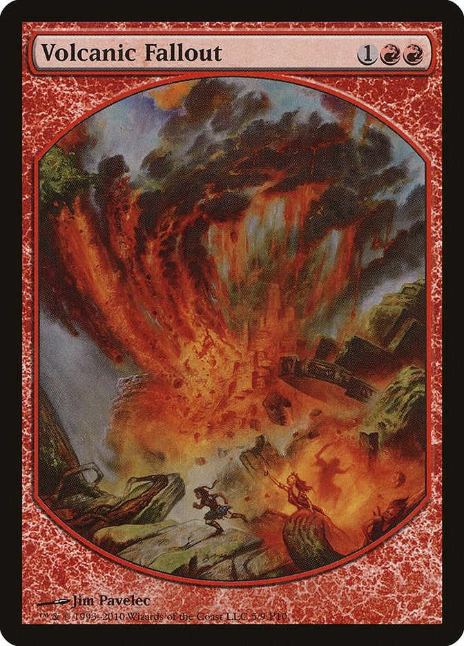 Image for Volcanic Fallout (5) [Magic Player Rewards] - Magic: The Gathering