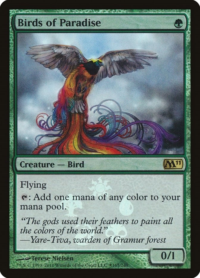 Image for Birds of Paradise (165) [Buy-A-Box Promos] - Magic: The Gathering