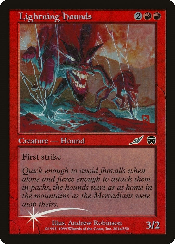 Image for Lightning Hounds (201a) [Media Promos] - Magic: The Gathering