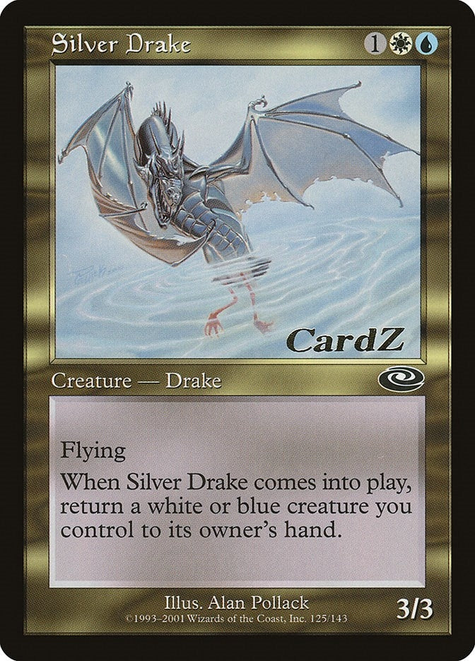 Image for Silver Drake (125) [Media Promos] - Magic: The Gathering