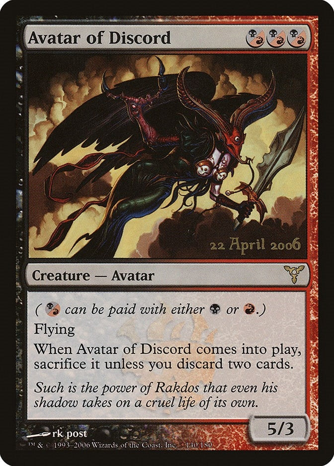 Image for Avatar of Discord (29) [Prerelease Cards] - Magic: The Gathering