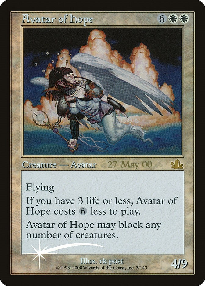 Image for Avatar of Hope (3) [Prerelease Cards] - Magic: The Gathering