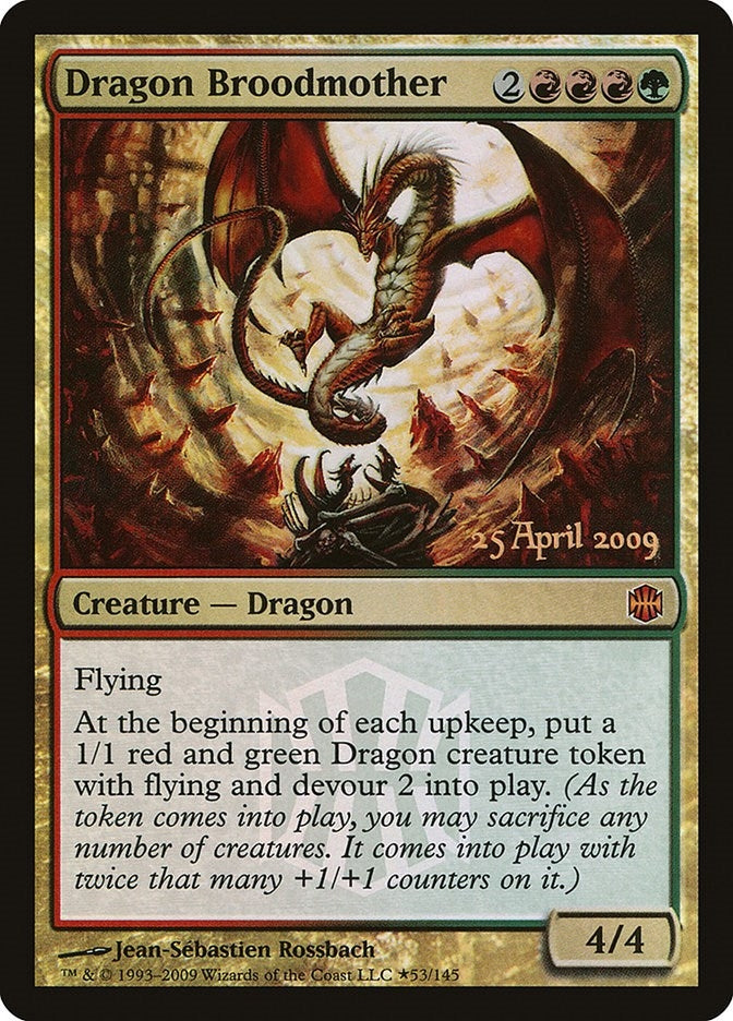 Image for Dragon Broodmother (53) [Prerelease Cards] - Magic: The Gathering