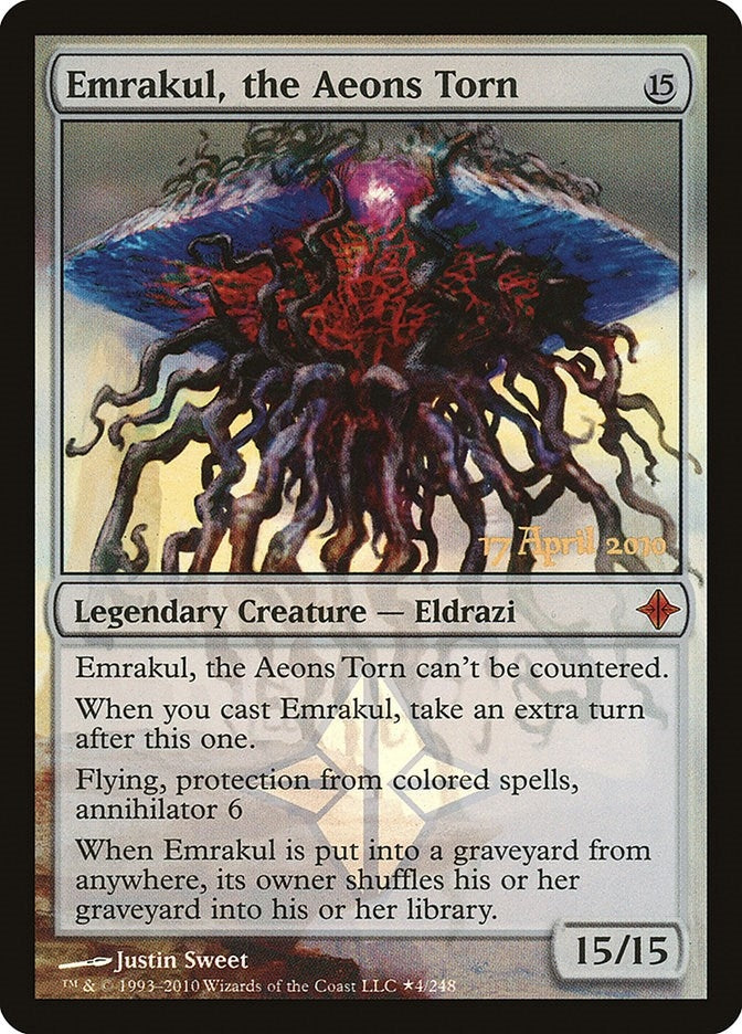 Image for Emrakul, the Aeons Torn (4) [Prerelease Cards] - Magic: The Gathering