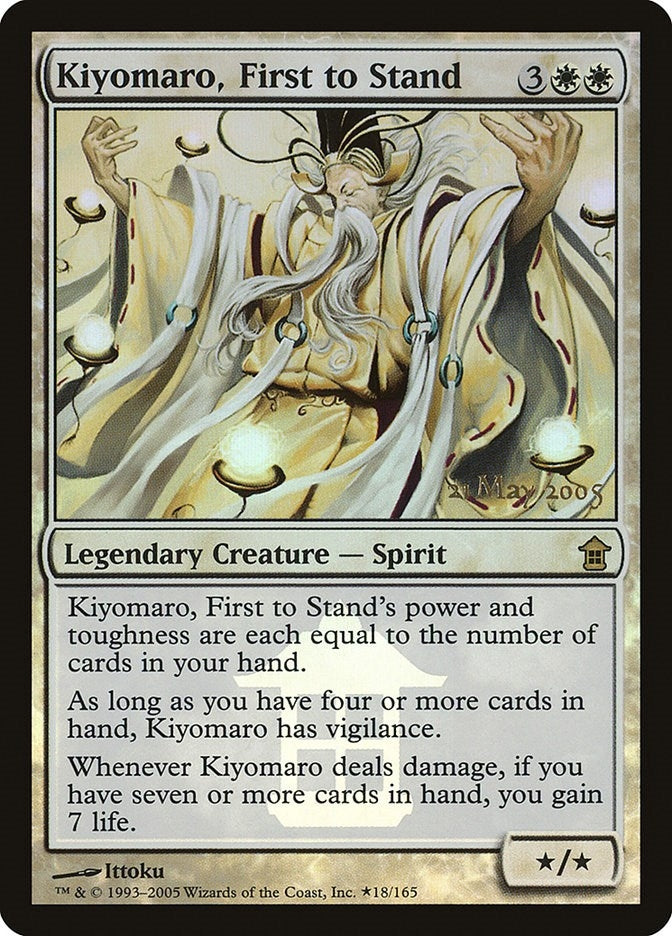 Image for Kiyomaro, First to Stand (18) [Prerelease Cards] - Magic: The Gathering