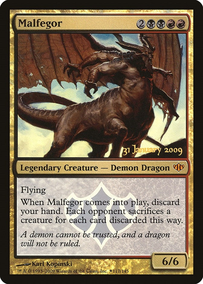 Image for Malfegor (117) [Prerelease Cards] - Magic: The Gathering