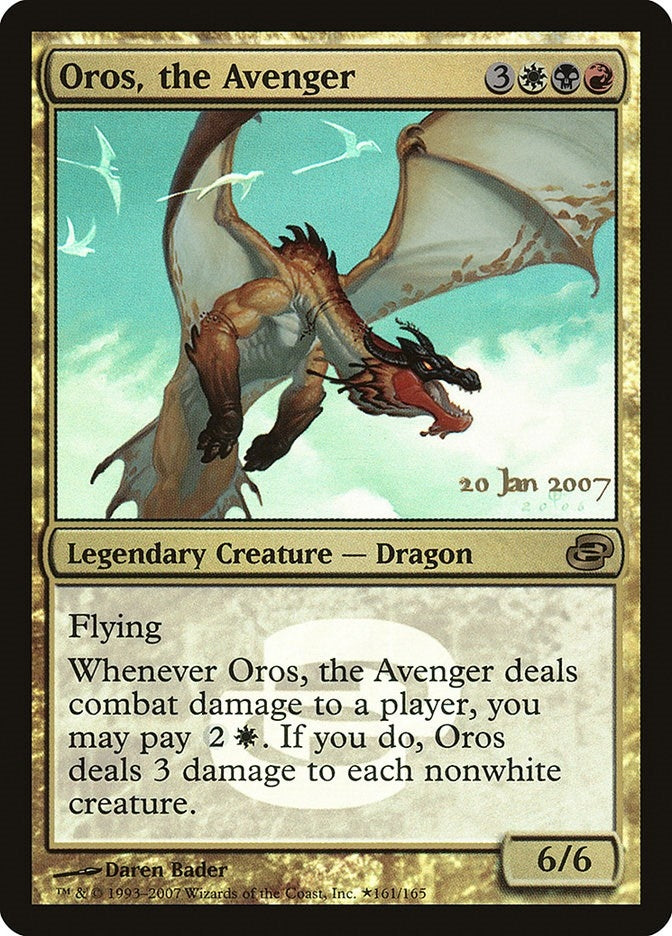 Image for Oros, the Avenger (161) [Prerelease Cards] - Magic: The Gathering