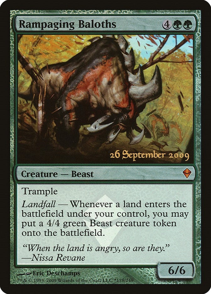 Image for Rampaging Baloths (178) [Prerelease Cards] - Magic: The Gathering
