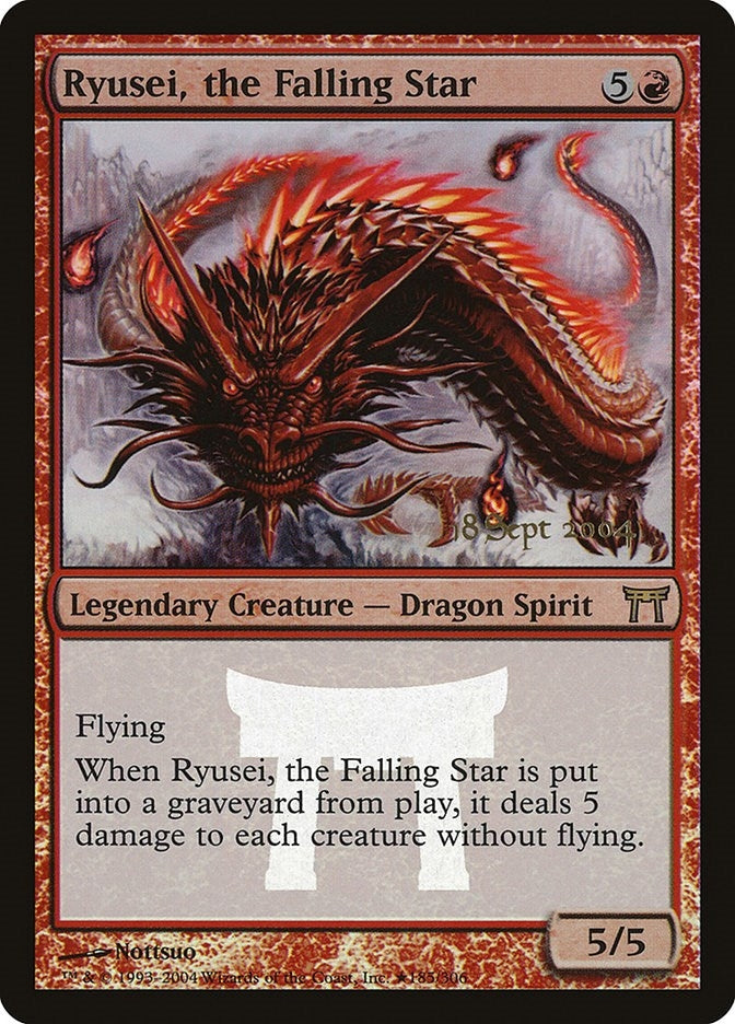Image for Ryusei, the Falling Star (185) [Prerelease Cards] - Magic: The Gathering
