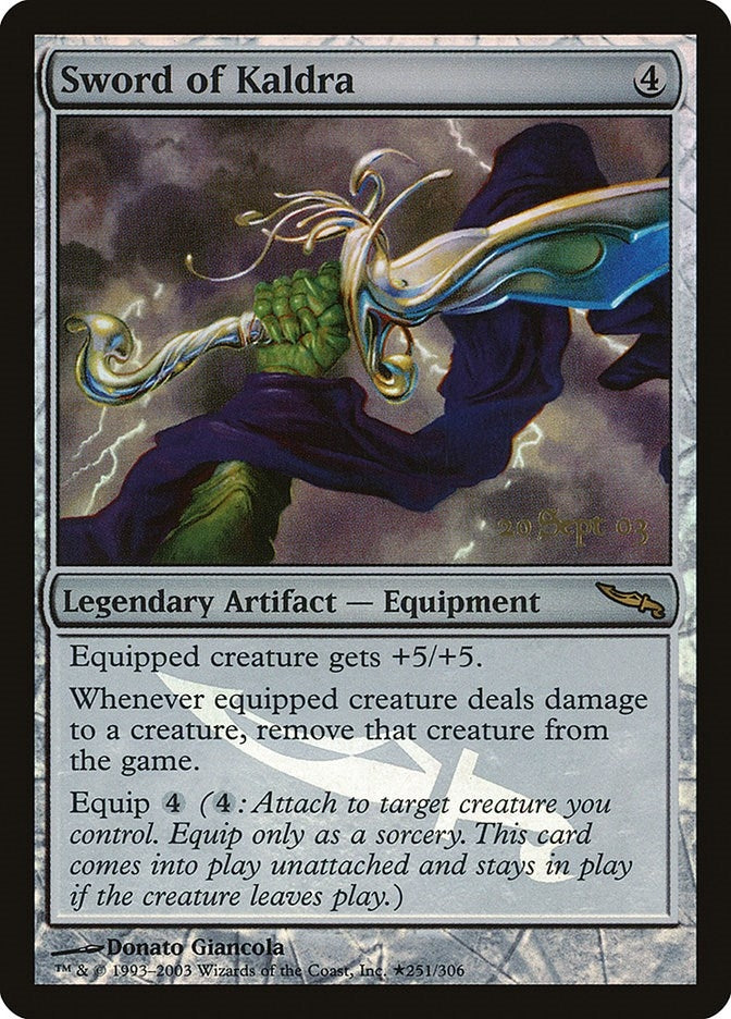 Image for Sword of Kaldra (251) [Prerelease Cards] - Magic: The Gathering
