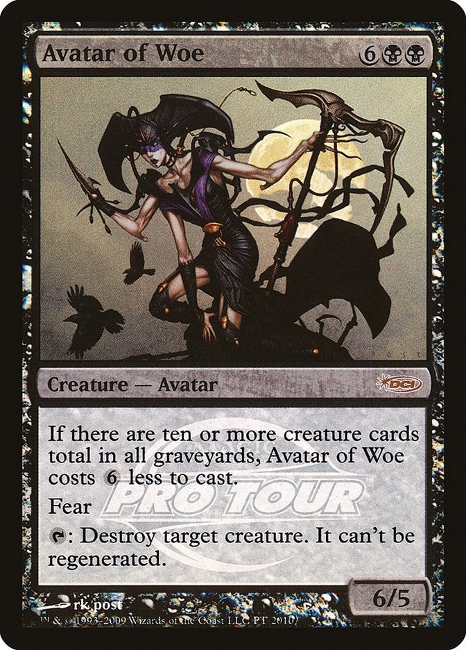 Image for Avatar of Woe (PT 2010) [Pro Tour Promos] - Magic: The Gathering