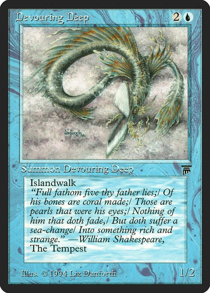 Image for Devouring Deep [Legends] - Magic: The Gathering