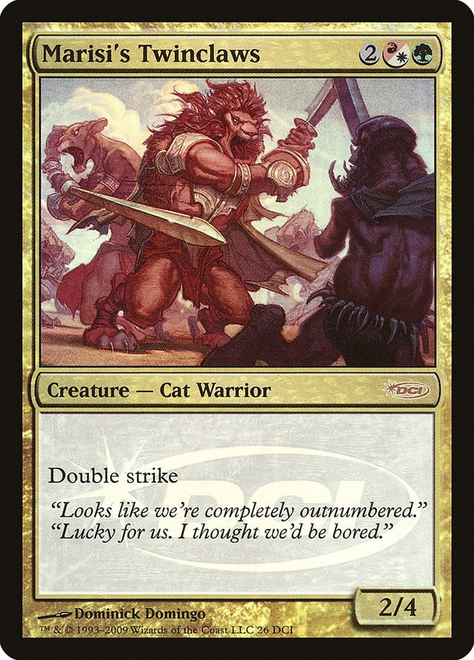 Image for Marisi's Twinclaws (26) [WPN & Gateway Promos] - Magic: The Gathering