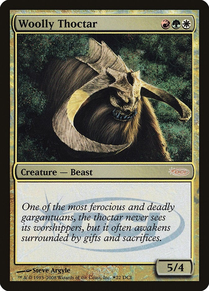 Image for Woolly Thoctar (22) [WPN & Gateway Promos] - Magic: The Gathering