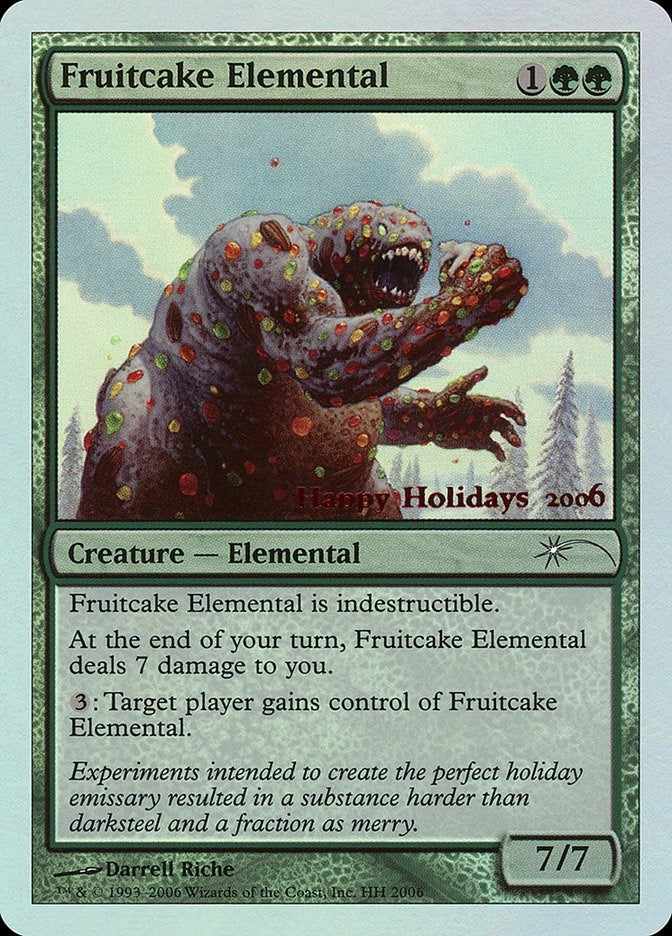 Image for Fruitcake Elemental (2006) [Special Occasion] - Magic: The Gathering