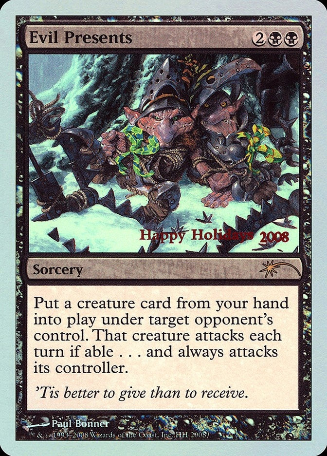 Image for Evil Presents (2008) [Special Occasion] - Magic: The Gathering