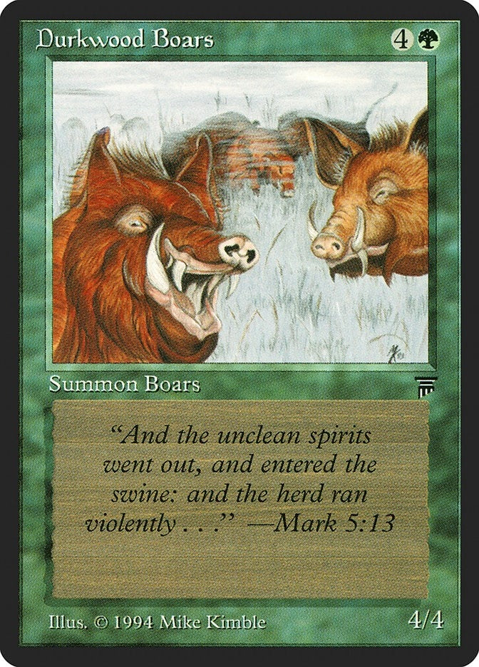 Image for Durkwood Boars [Legends] - Magic: The Gathering