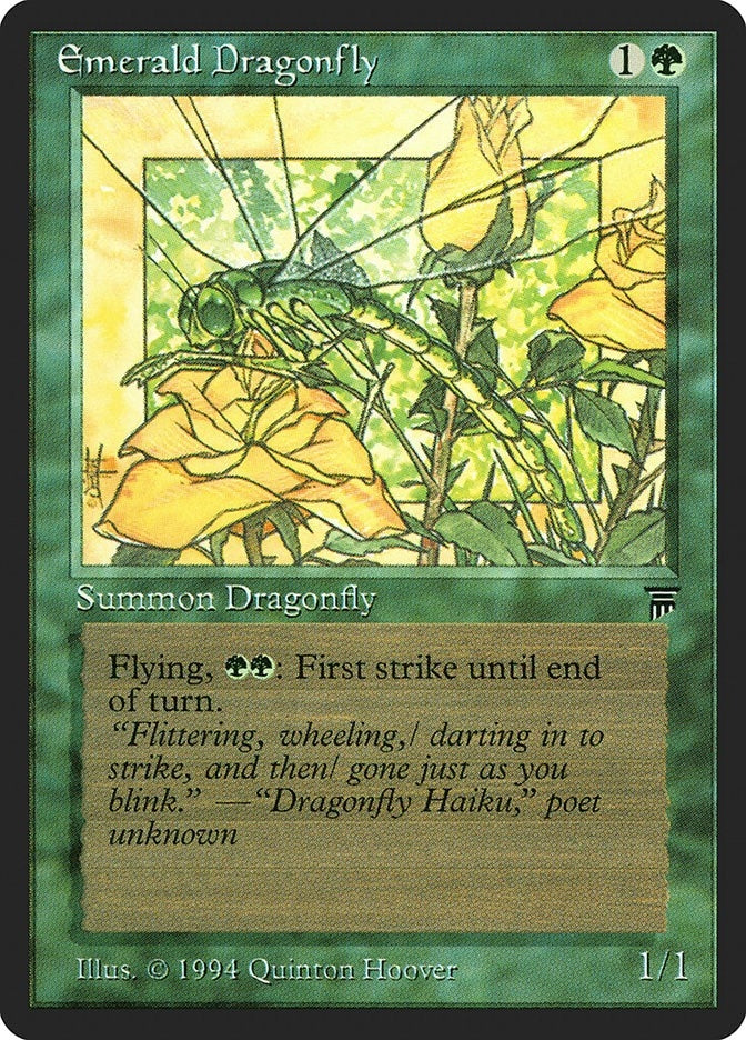 Image for Emerald Dragonfly [Legends] - Magic: The Gathering