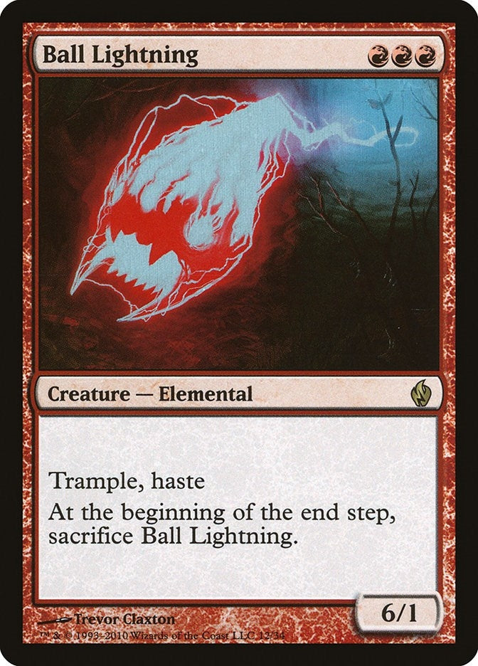 Image for Ball Lightning (12) [Premium Deck Series: Fire and Lightning] - Magic: The Gathering