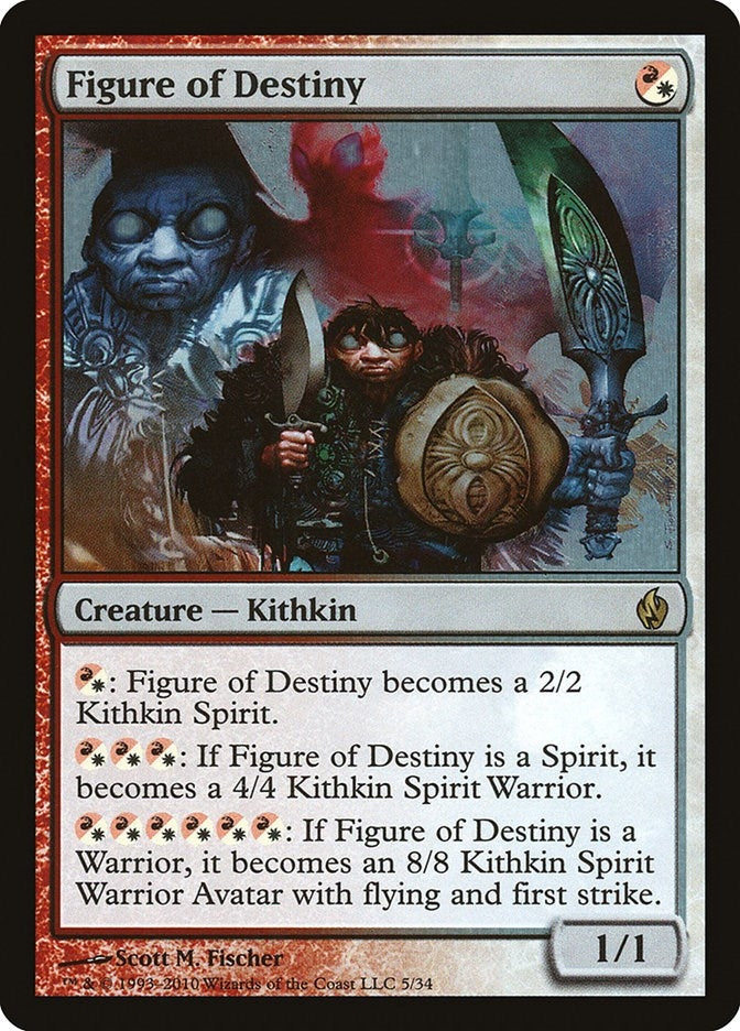 Image for Figure of Destiny (5) [Premium Deck Series: Fire and Lightning] - Magic: The Gathering