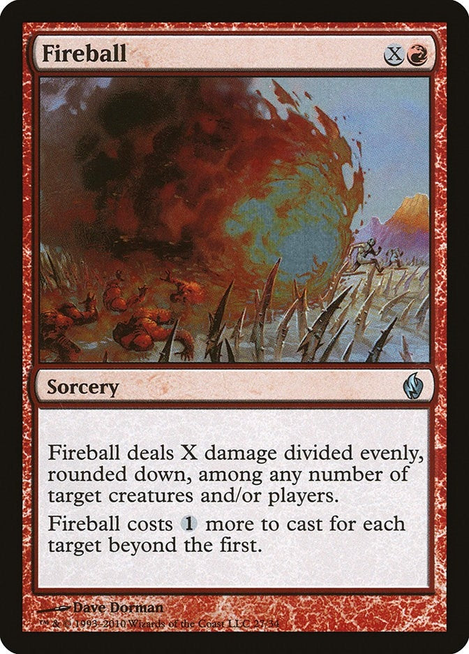 Image for Fireball (27) [Premium Deck Series: Fire and Lightning] - Magic: The Gathering