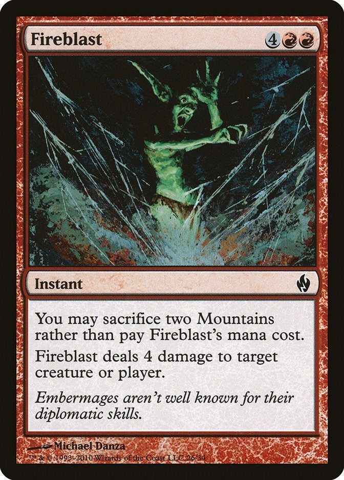 Image for Fireblast (26) [Premium Deck Series: Fire and Lightning] - Magic: The Gathering