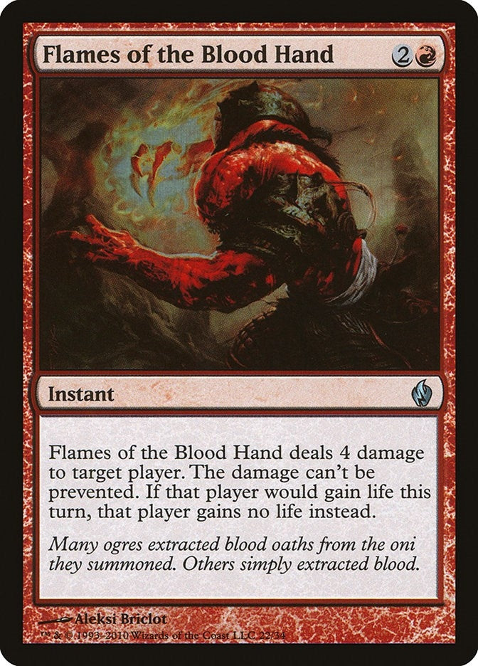 Image for Flames of the Blood Hand (22) [Premium Deck Series: Fire and Lightning] - Magic: The Gathering