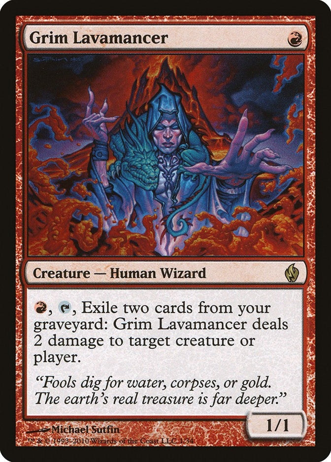 Image for Grim Lavamancer (1) [Premium Deck Series: Fire and Lightning] - Magic: The Gathering
