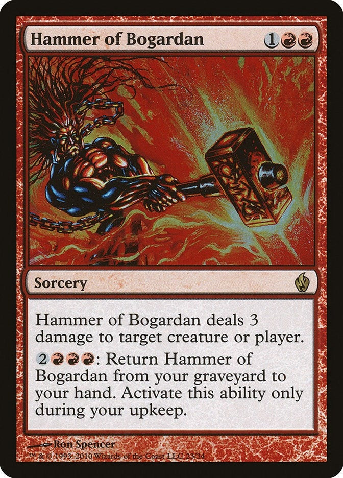 Image for Hammer of Bogardan (23) [Premium Deck Series: Fire and Lightning] - Magic: The Gathering
