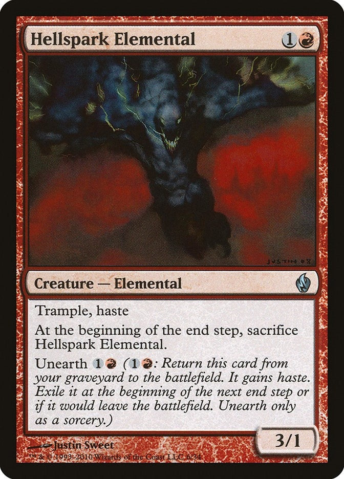 Image for Hellspark Elemental (6) [Premium Deck Series: Fire and Lightning] - Magic: The Gathering