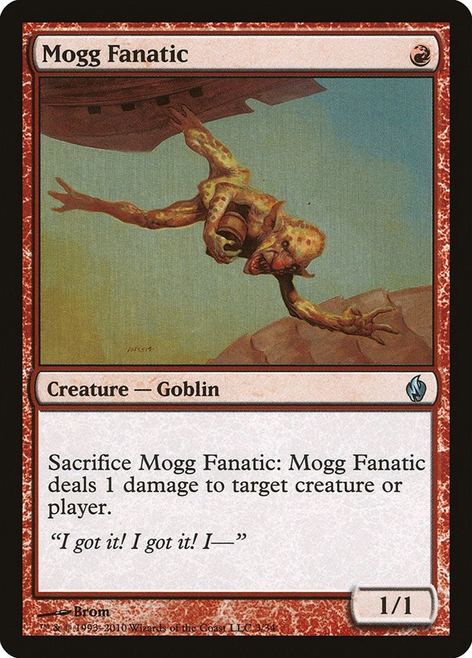 Image for Mogg Fanatic (3) [Premium Deck Series: Fire and Lightning] - Magic: The Gathering