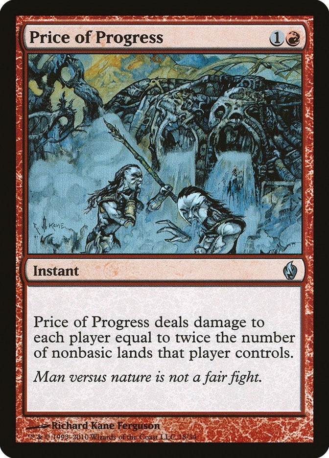 Image for Price of Progress (18) [Premium Deck Series: Fire and Lightning] - Magic: The Gathering